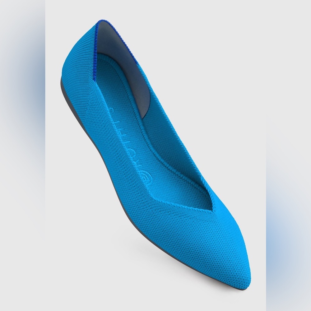 New Rothy’s Point Peacock Blue 7.5